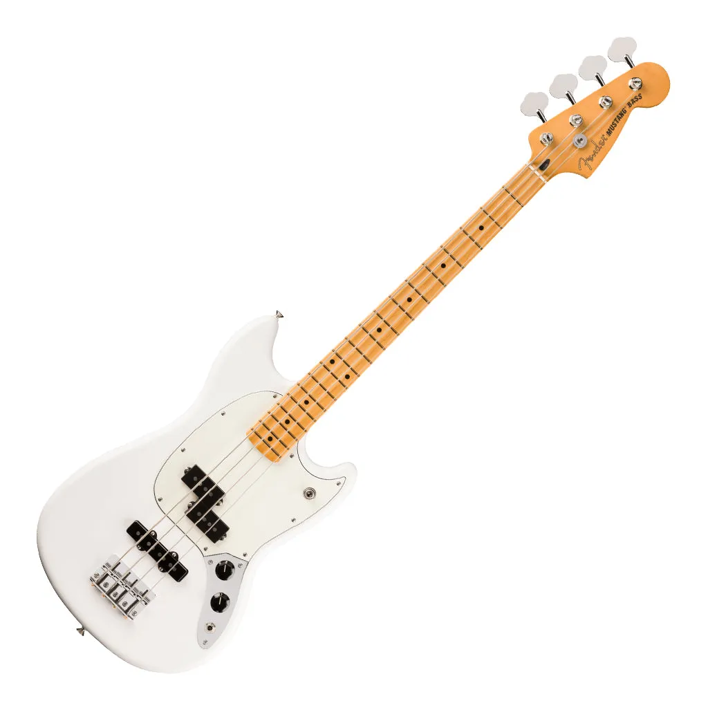 Fender Player II Mustang Bass Maple Fretboard Polar White