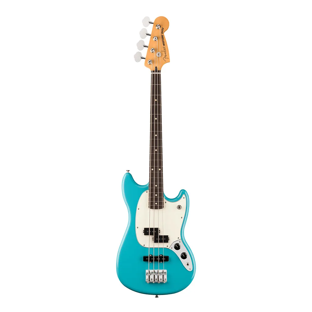 Fender Player II Mustang Bass Rosewood Fretboard Aquatone Blue