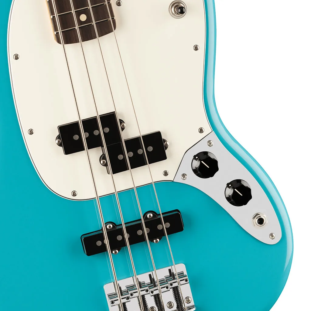 Fender Player II Mustang Bass Rosewood Fretboard Aquatone Blue