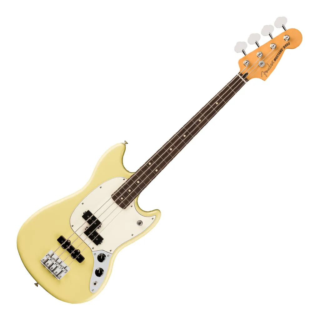 Fender Player II Mustang Bass Rosewood Fretboard Hialeah Yellow