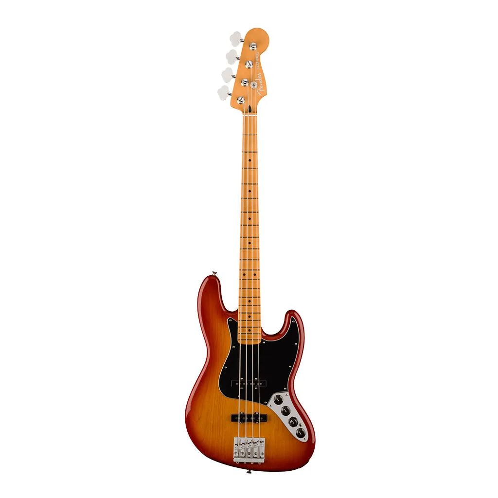 Fender Player Plus Jazz Bass, Maple Fingerboard, Sienna Sunburst