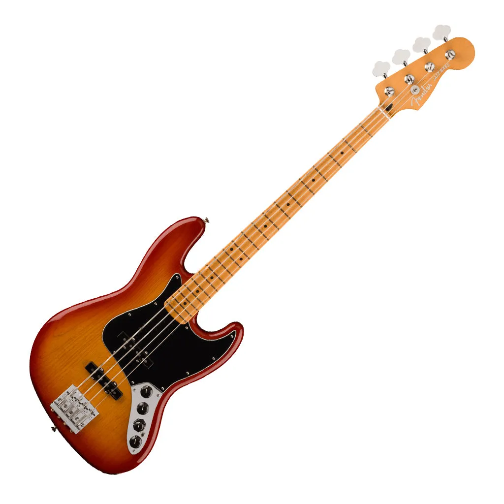Fender Player Plus Jazz Bass, Maple Fingerboard, Sienna Sunburst
