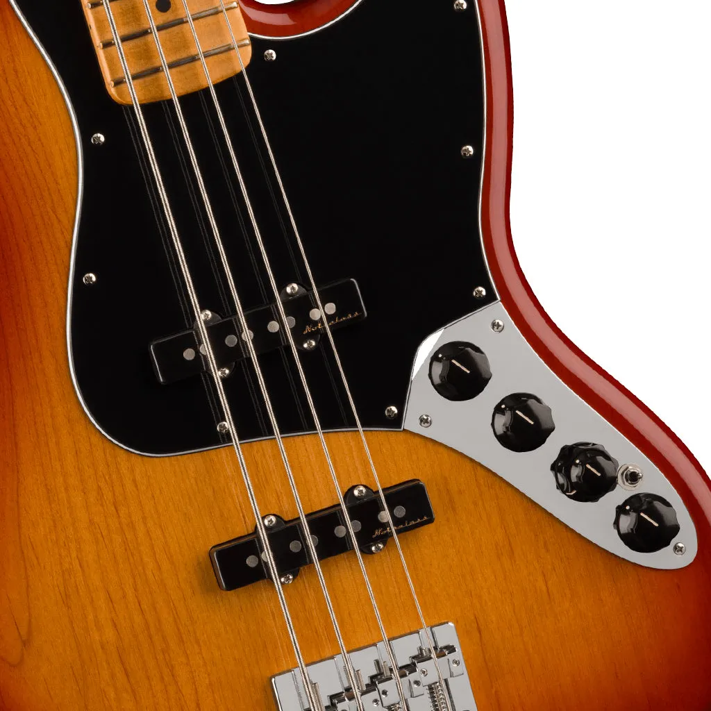 Fender Player Plus Jazz Bass, Maple Fingerboard, Sienna Sunburst
