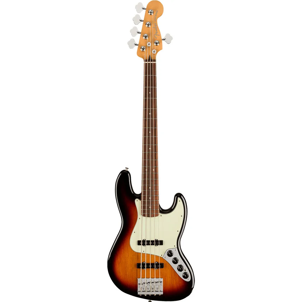 Fender - Player Plus Jazz Bass V, Pau Ferro Fingerboard - 3-Tone Sunburst