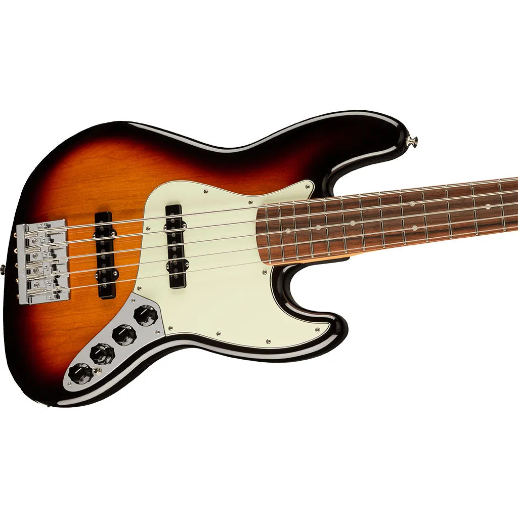 Fender - Player Plus Jazz Bass V, Pau Ferro Fingerboard - 3-Tone Sunburst