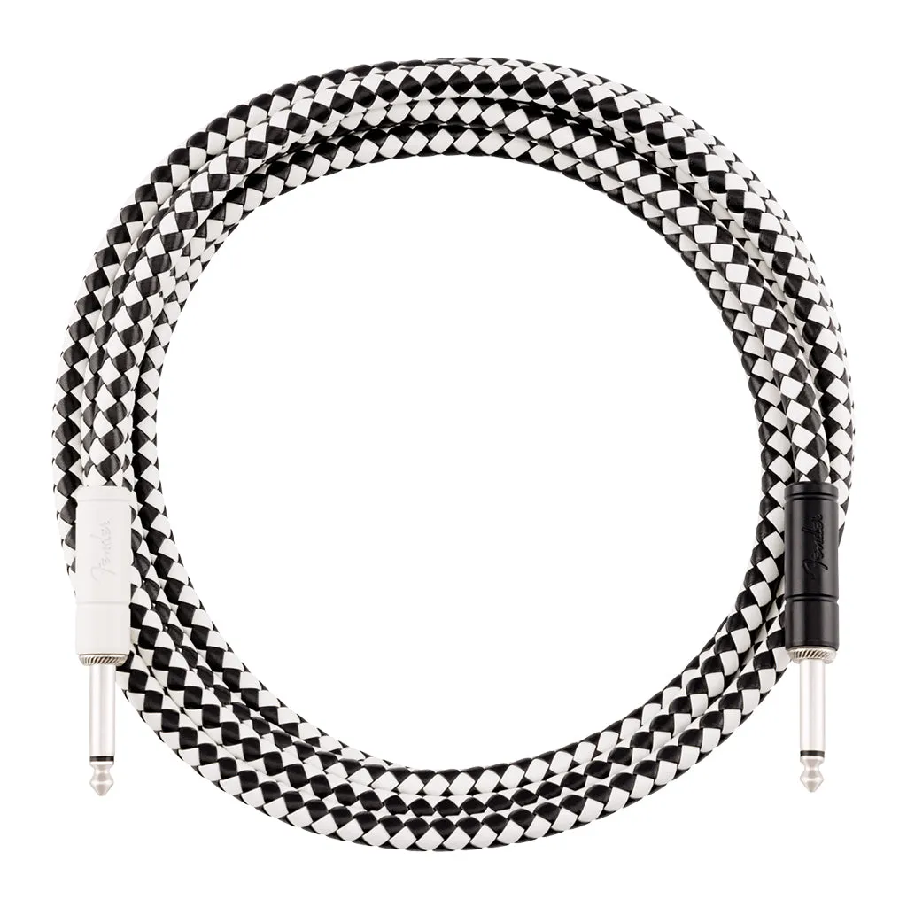 Fender Pro 10' Instrument Cable Checkerboard