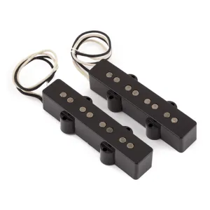 Fender Pure Vintage '74 Jazz Bass Pickup Set, Black (2)