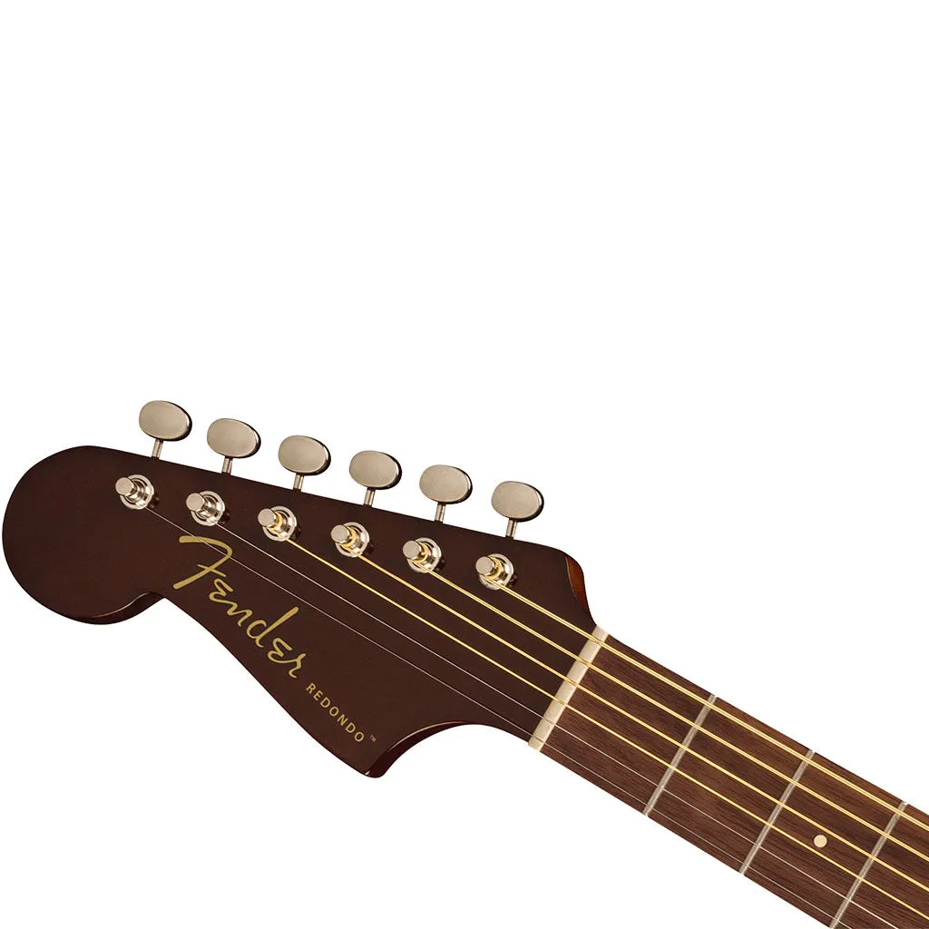 Fender Redondo Player Left Handed, Walnut Fingerboard, Gold Pickguard, , Natural