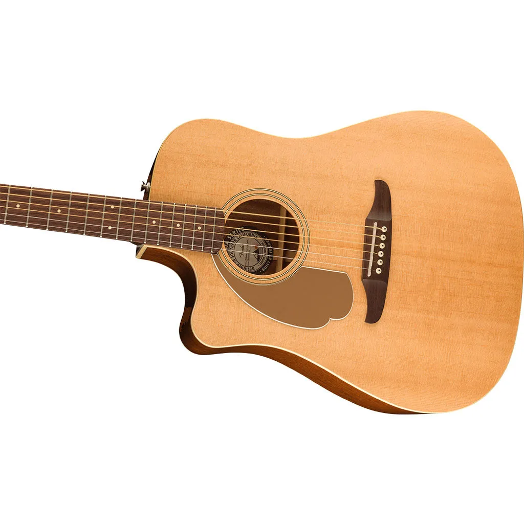 Fender Redondo Player Left Handed, Walnut Fingerboard, Gold Pickguard, , Natural