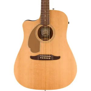 Fender Redondo Player Left Handed, Walnut Fingerboard, Gold Pickguard, , Natural