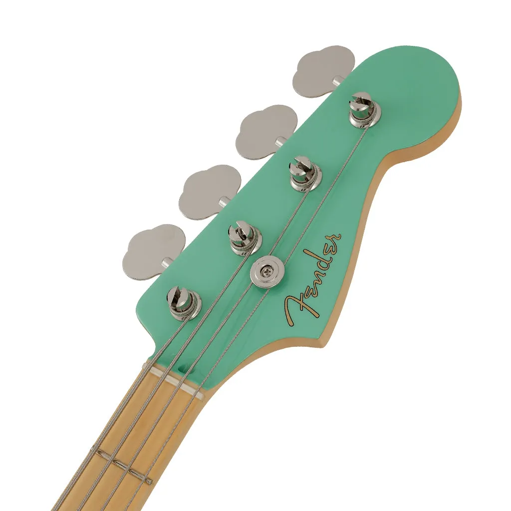 Fender Silent Siren Jazz Bass, Maple Fingerboard, Surf Green