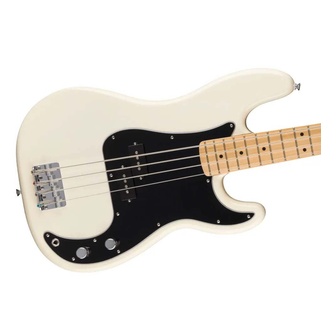 Fender Standard Precision Bass, Maple Fingerboard - Olympic White