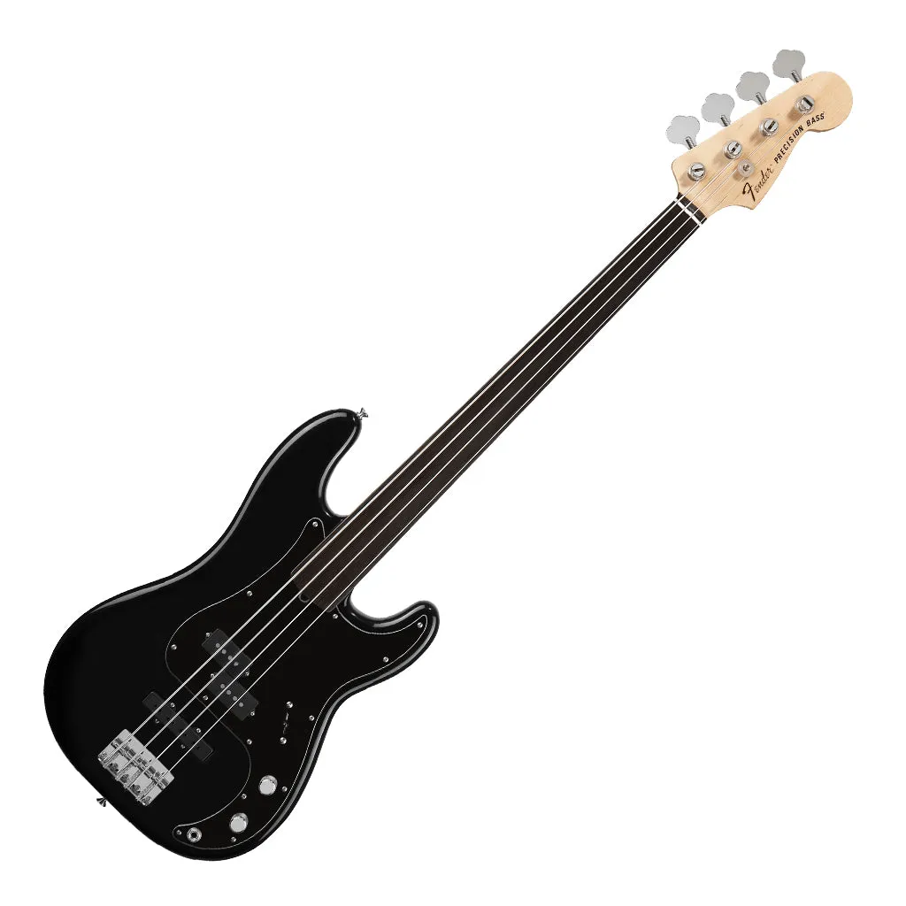Fender Tony Franklin Fretless Precision Bass - Ebony Fingerboard - Black