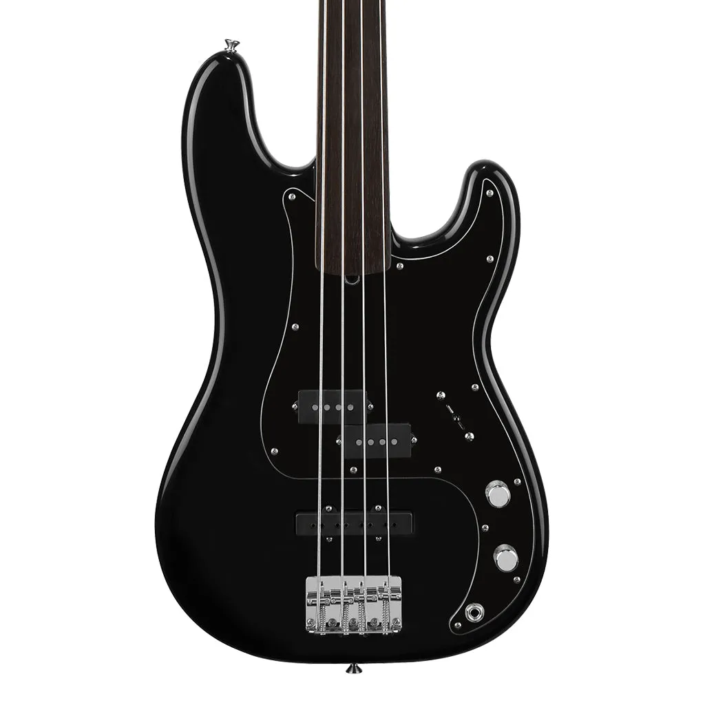 Fender Tony Franklin Fretless Precision Bass - Ebony Fingerboard - Black