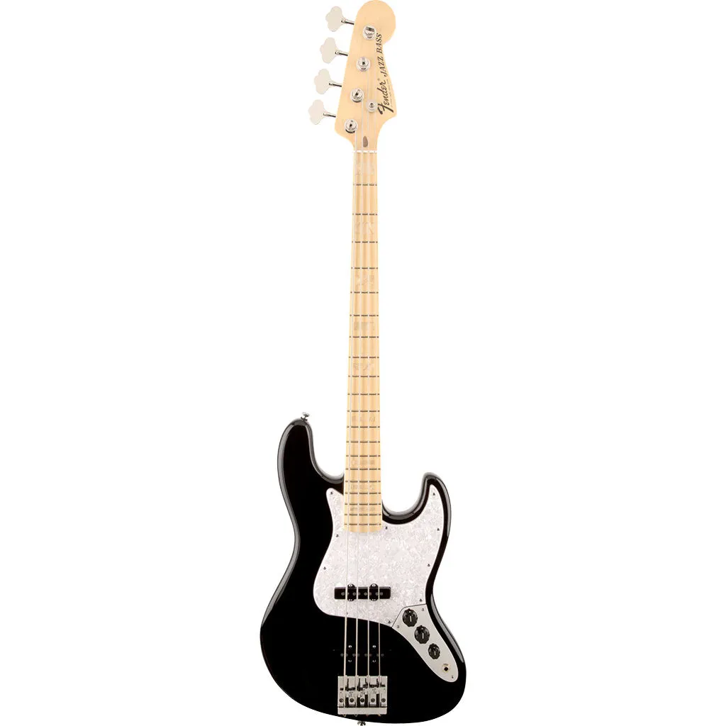 Fender - U.S.A. Geddy Lee Jazz Bass, Maple Fingerboard, Black