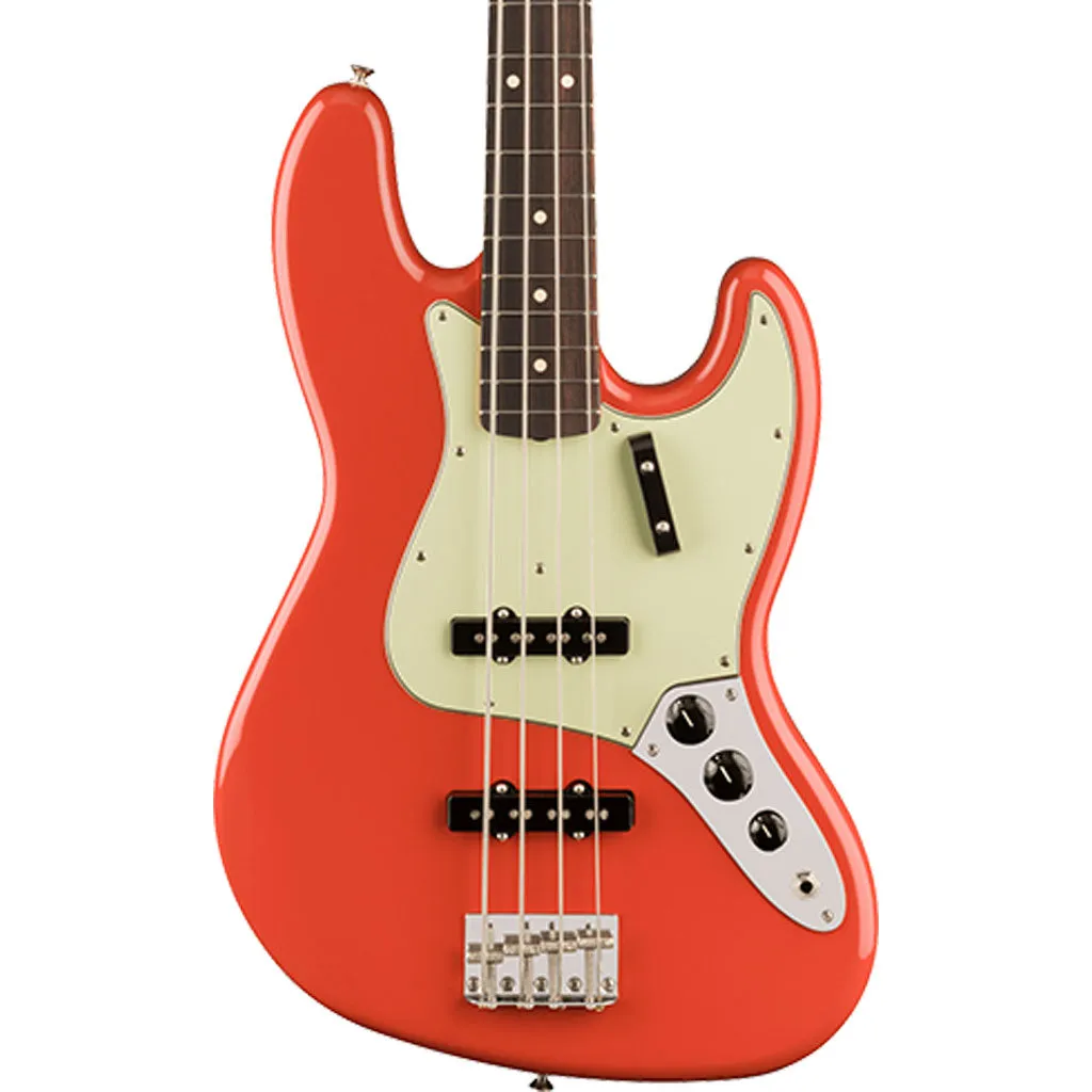 Fender Vintera II '60s Jazz Bass, Rosewood Fingerboard, Fiesta Red