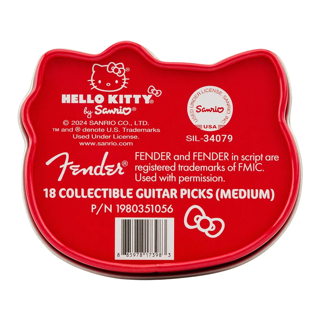 Fender X Hello Kitty 18 Pack Pick Tin