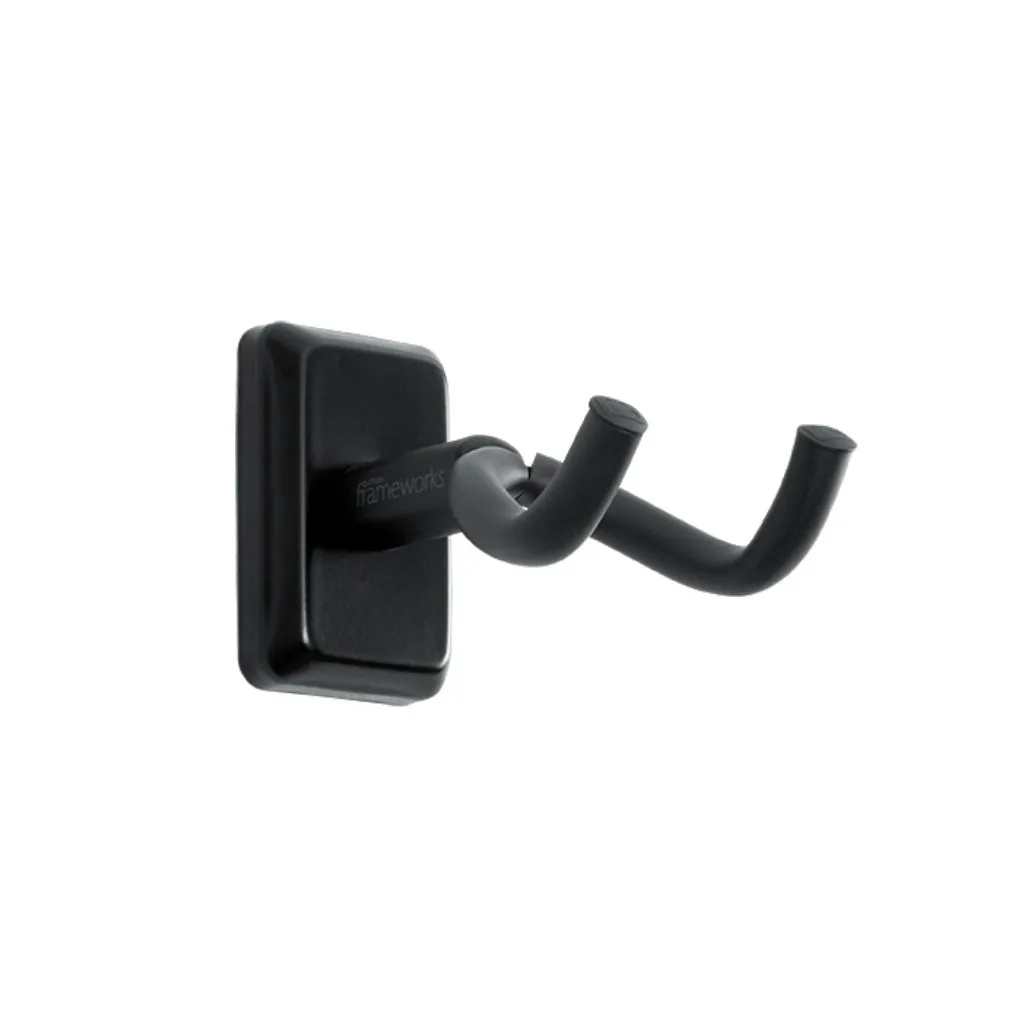 Gator Frameworks GFW-GTR-HNGRBLK Wall Mount Guitar Hanger - Black