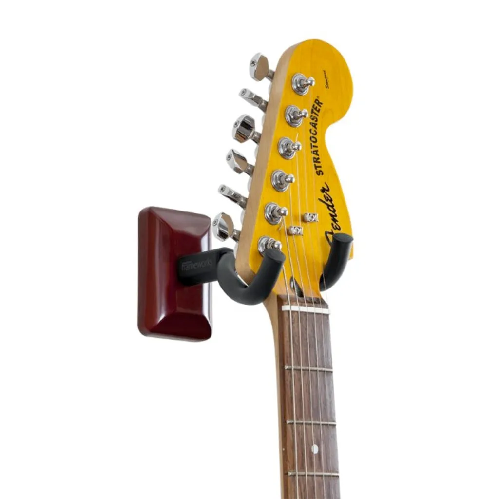 GATOR GFW-GTR-HNGRCHR Wall Mount Guitar Hanger CHE