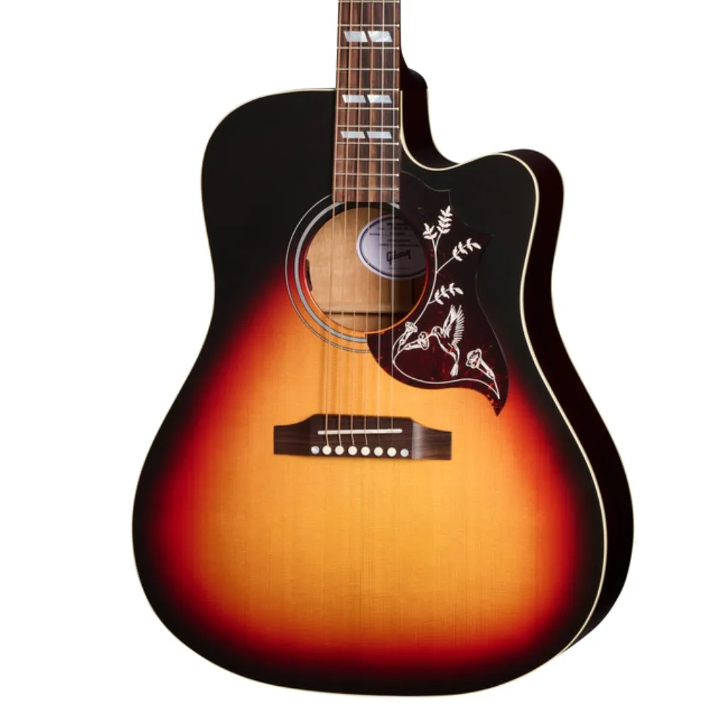 Gibson Hummingbird Studio EC Acoustic Guitar - Tri Burst Satin