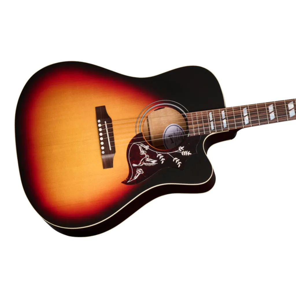 Gibson Hummingbird Studio EC Acoustic Guitar - Tri Burst Satin