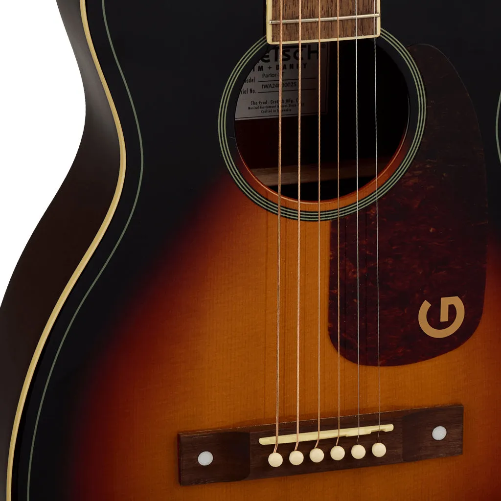 Gretsch Jim Dandy Parlor Limited Edition Acoustic Guitar Walnut Fingerboard Heritage Burst