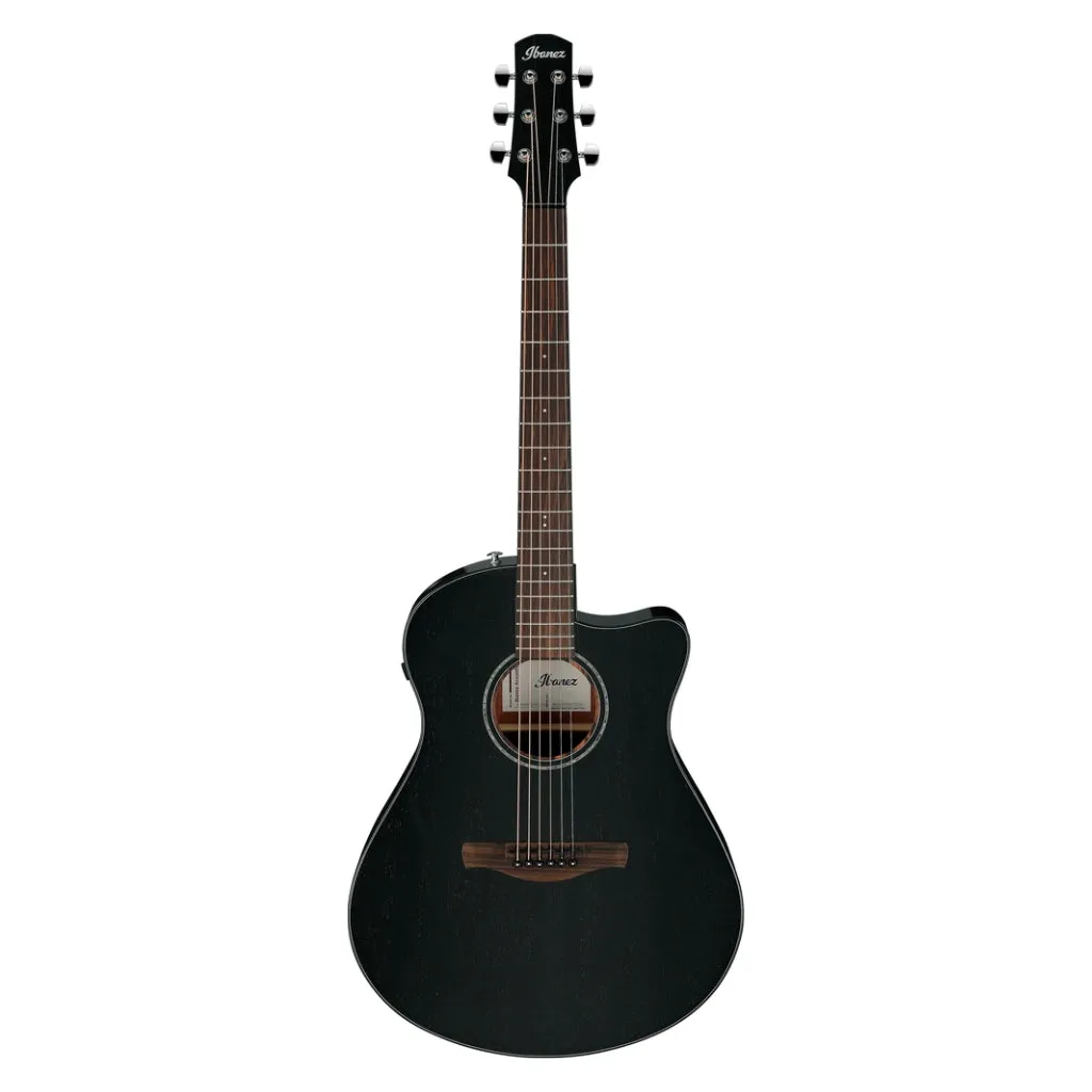 Ibanez AAM340CE Acoustic Guitar - Rustic Black High Gloss