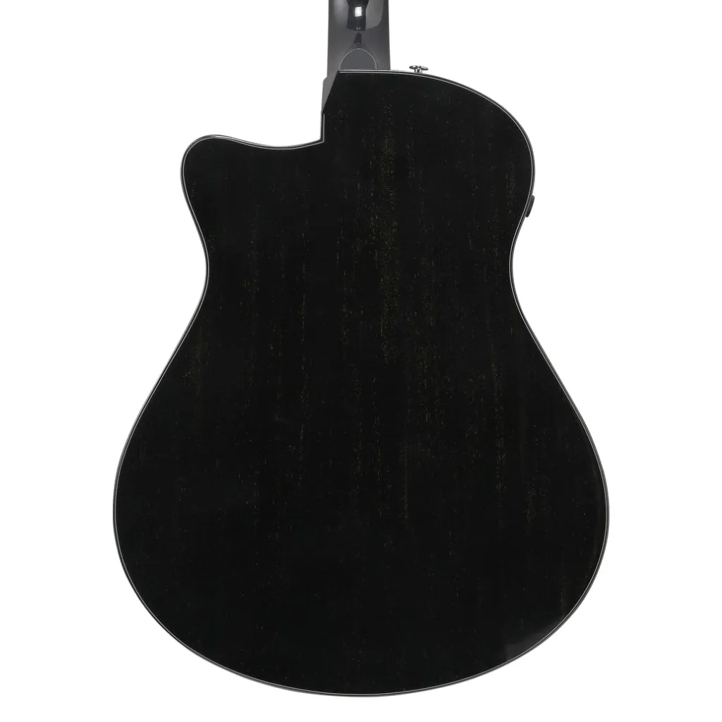 Ibanez AAM340CE Acoustic Guitar - Rustic Black High Gloss