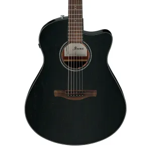 Ibanez AAM340CE Acoustic Guitar - Rustic Black High Gloss
