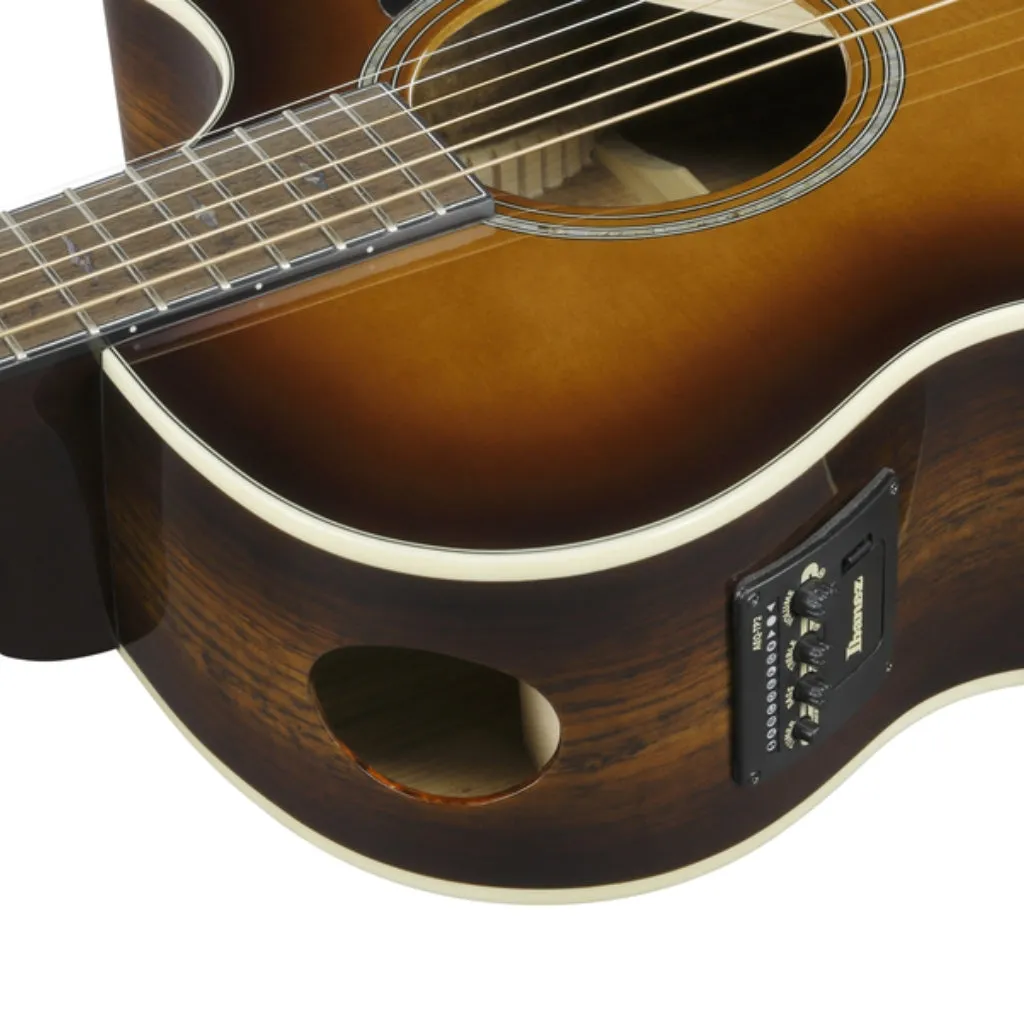 Ibanez AE160 Acoustic Guitar - Vintage Mahogany Sunburst High Gloss