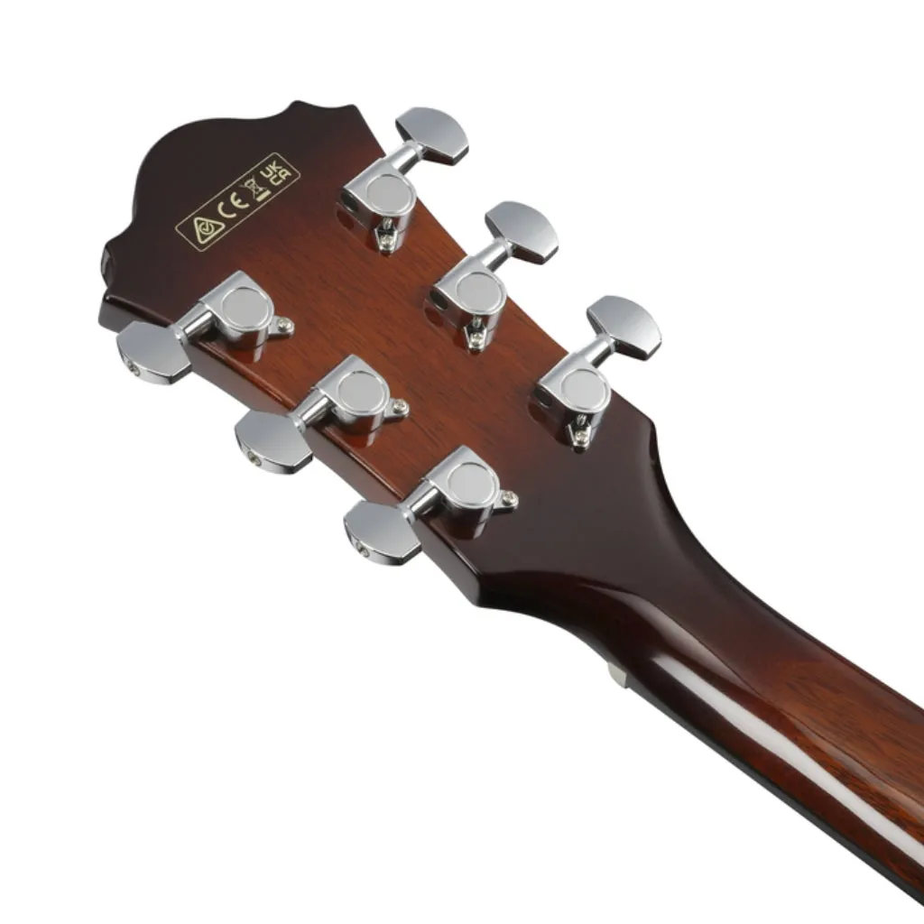 Ibanez AE160 Acoustic Guitar - Vintage Mahogany Sunburst High Gloss