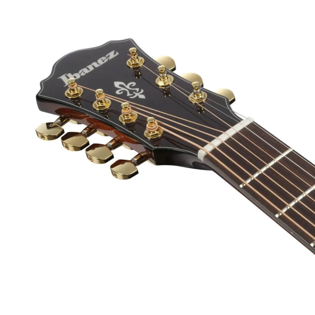 Ibanez AE3007FMH 7-String Acoustic Guitar - Tobacco Edge Burst High Gloss