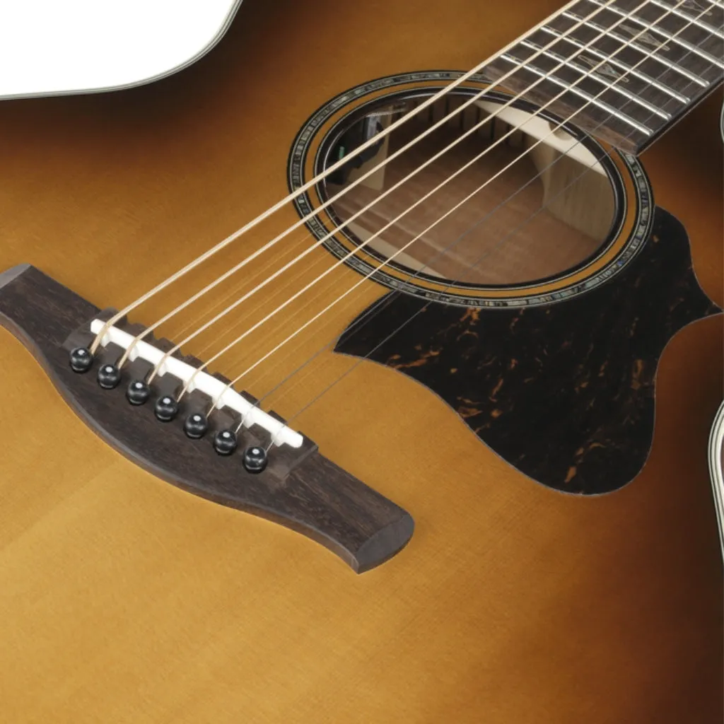 Ibanez AE3007FMH 7-String Acoustic Guitar - Tobacco Edge Burst High Gloss
