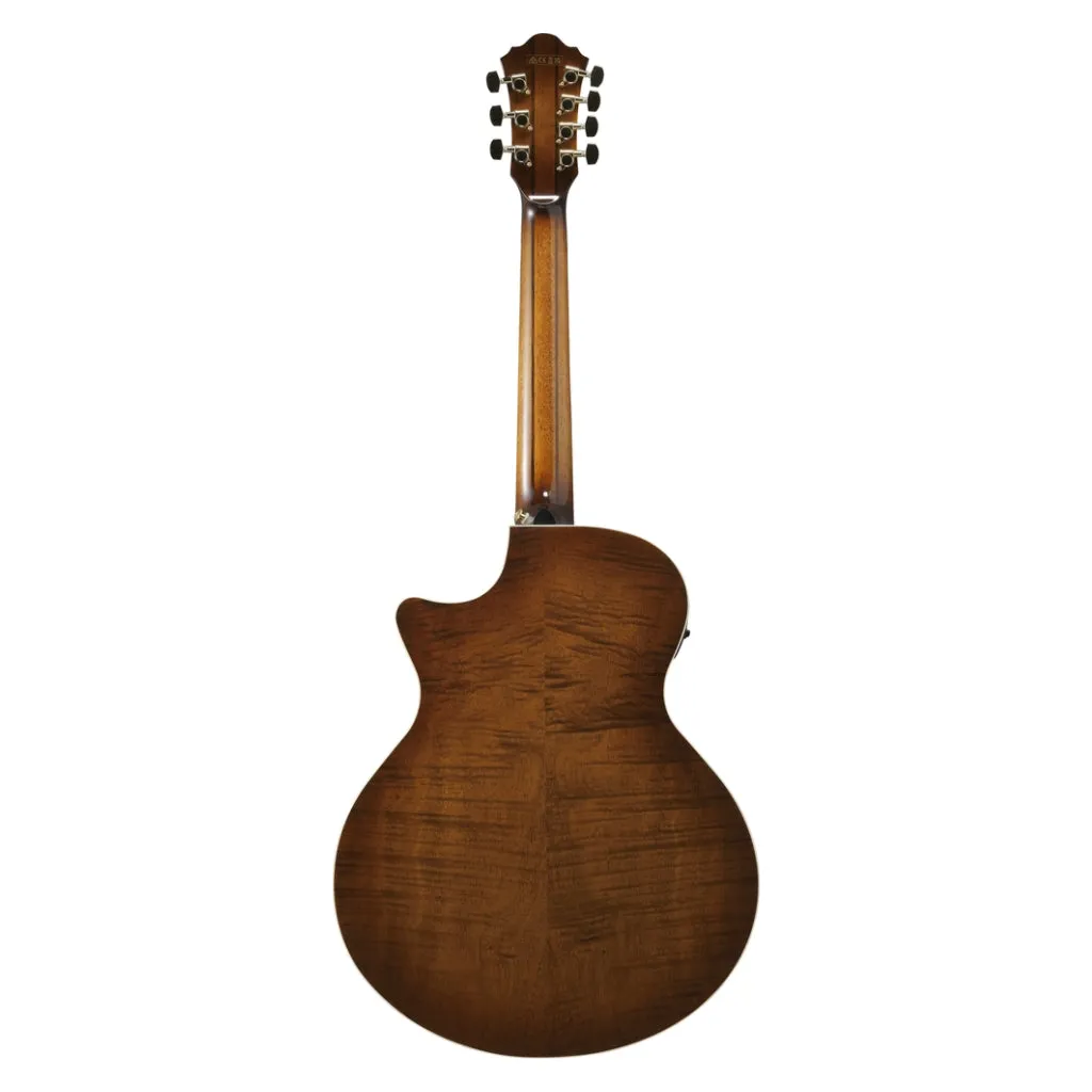 Ibanez AE3007FMH 7-String Acoustic Guitar - Tobacco Edge Burst High Gloss
