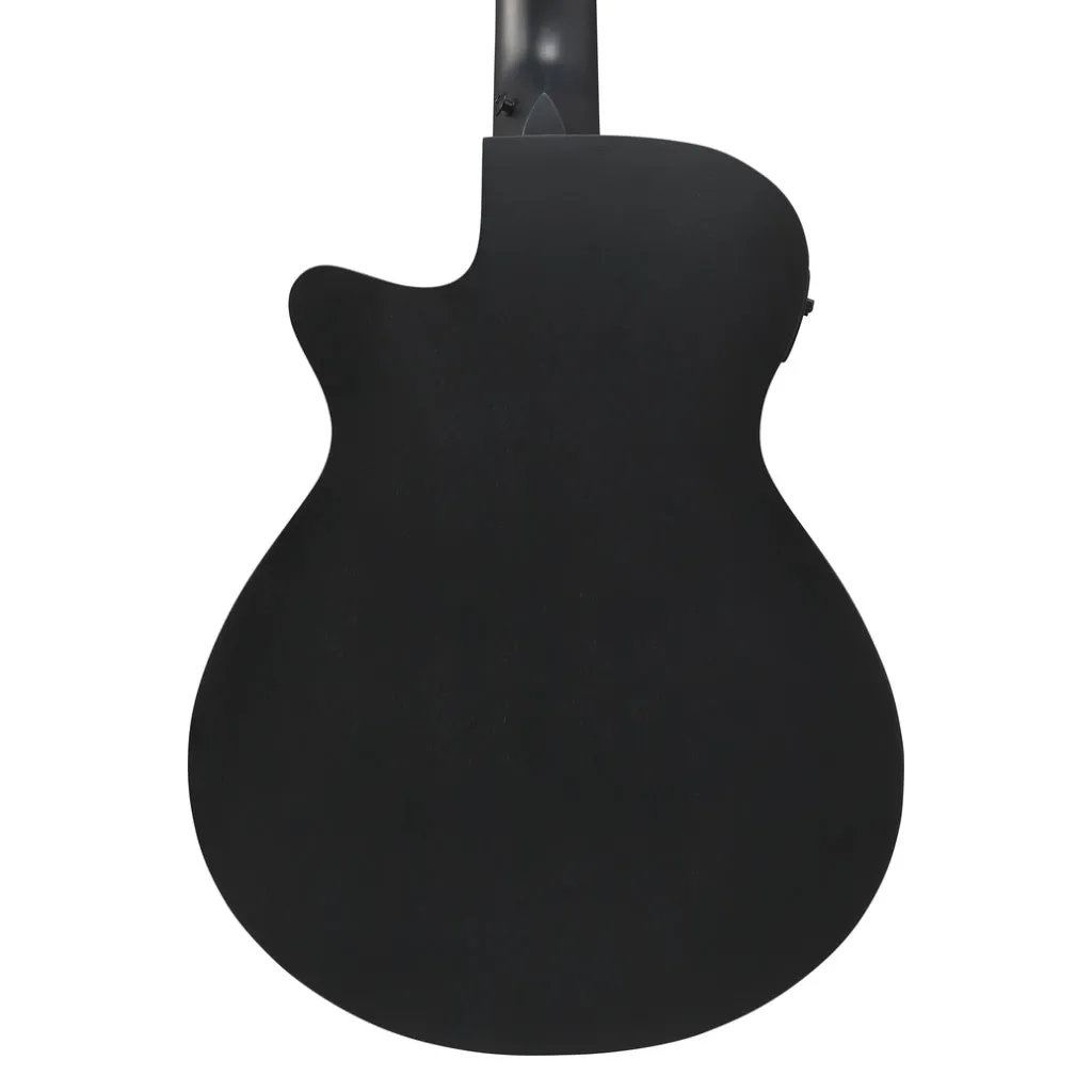 Ibanez AEG721 7-Strings Acoustic Guitar - Black Out