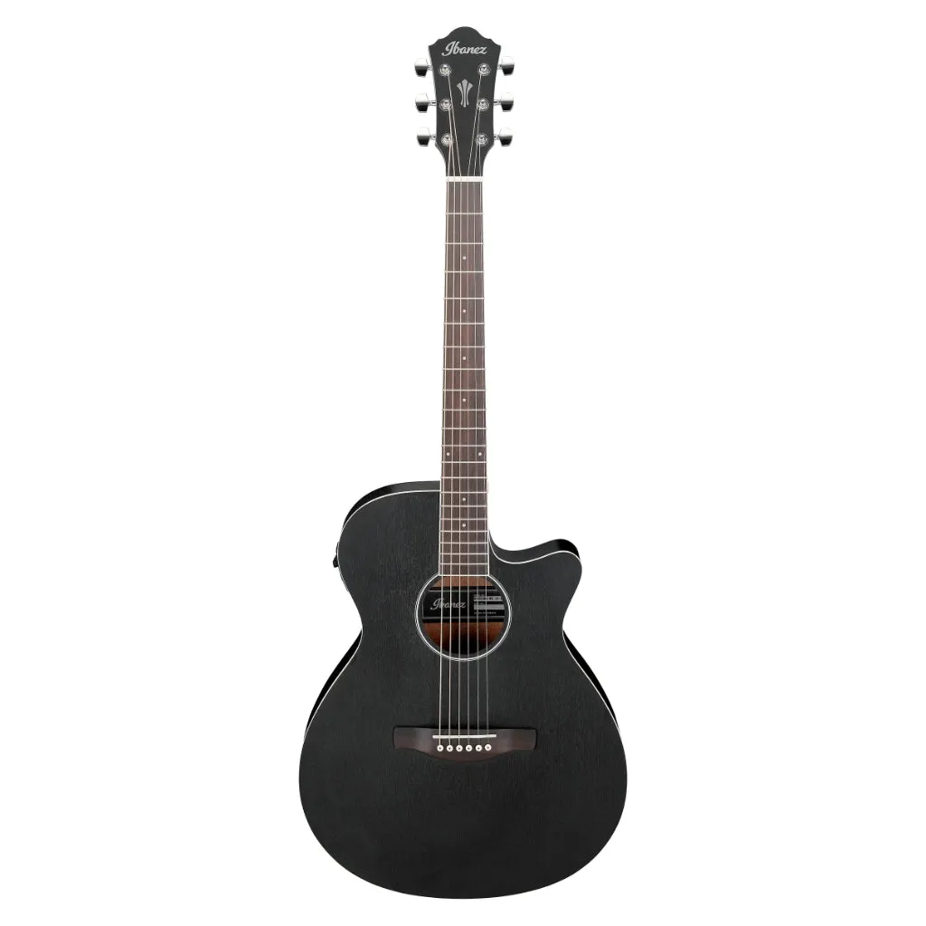 Ibanez AEG7MH Acoustic Guitar - Weatherd Black Open Pore