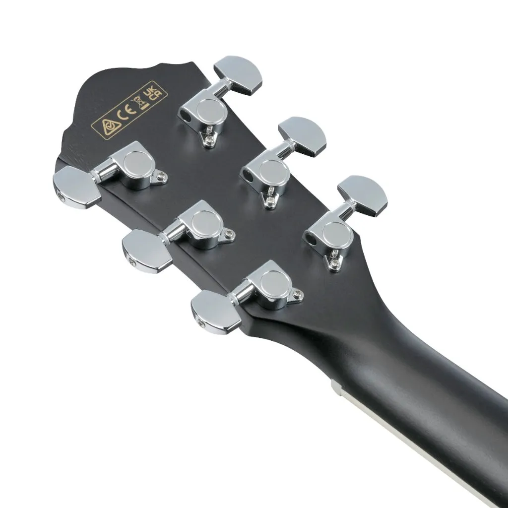Ibanez AEG7MH Acoustic Guitar - Weatherd Black Open Pore