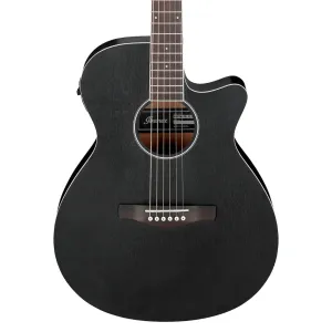 Ibanez AEG7MH Acoustic Guitar - Weatherd Black Open Pore