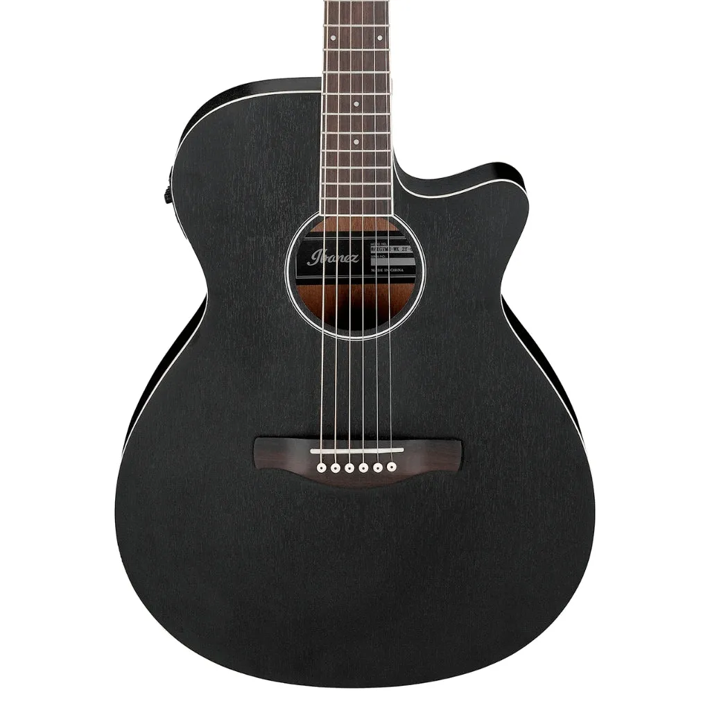 Ibanez AEG7MH Acoustic Guitar - Weatherd Black Open Pore