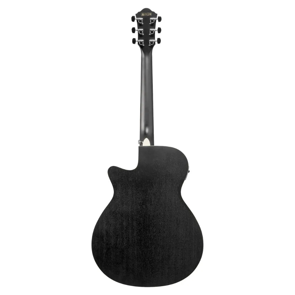Ibanez AEG7MH Acoustic Guitar - Weatherd Black Open Pore