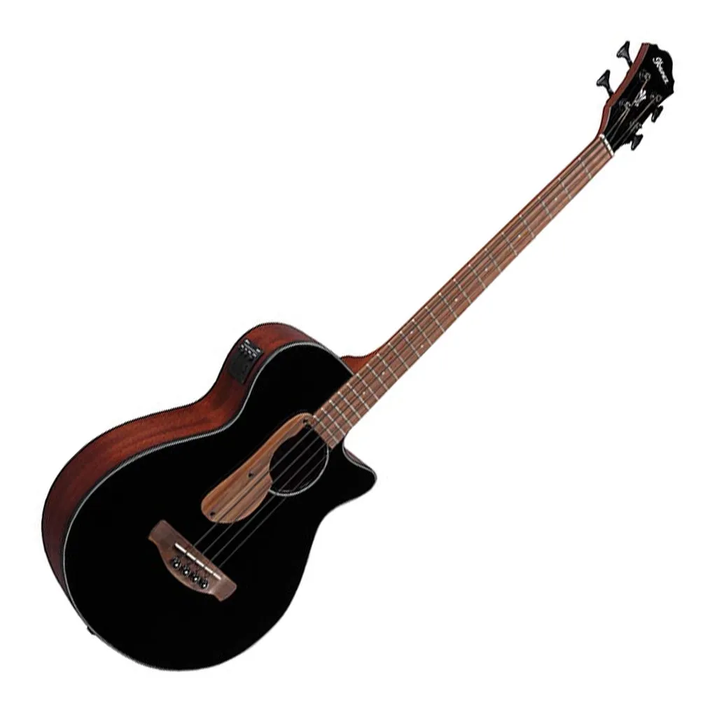 Ibanez AEGB24E Black High Gloss Acoustic Bass Guitar
