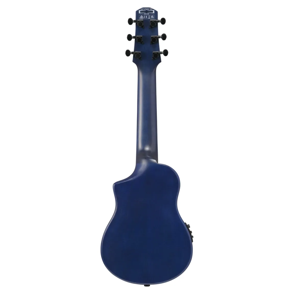 Ibanez AUP10FMNE Ukulele with Bag - Open Pore Transparent Blue Sunburst