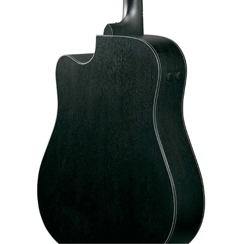 Ibanez AW1040CE Acoutics Guitar All Solid - Weathered Black Open Pore