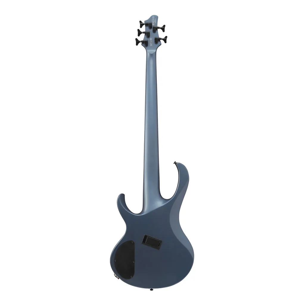 Ibanez BTB605MS Midnight Arctic Ocean Matte 5 String Electric Bass with Case