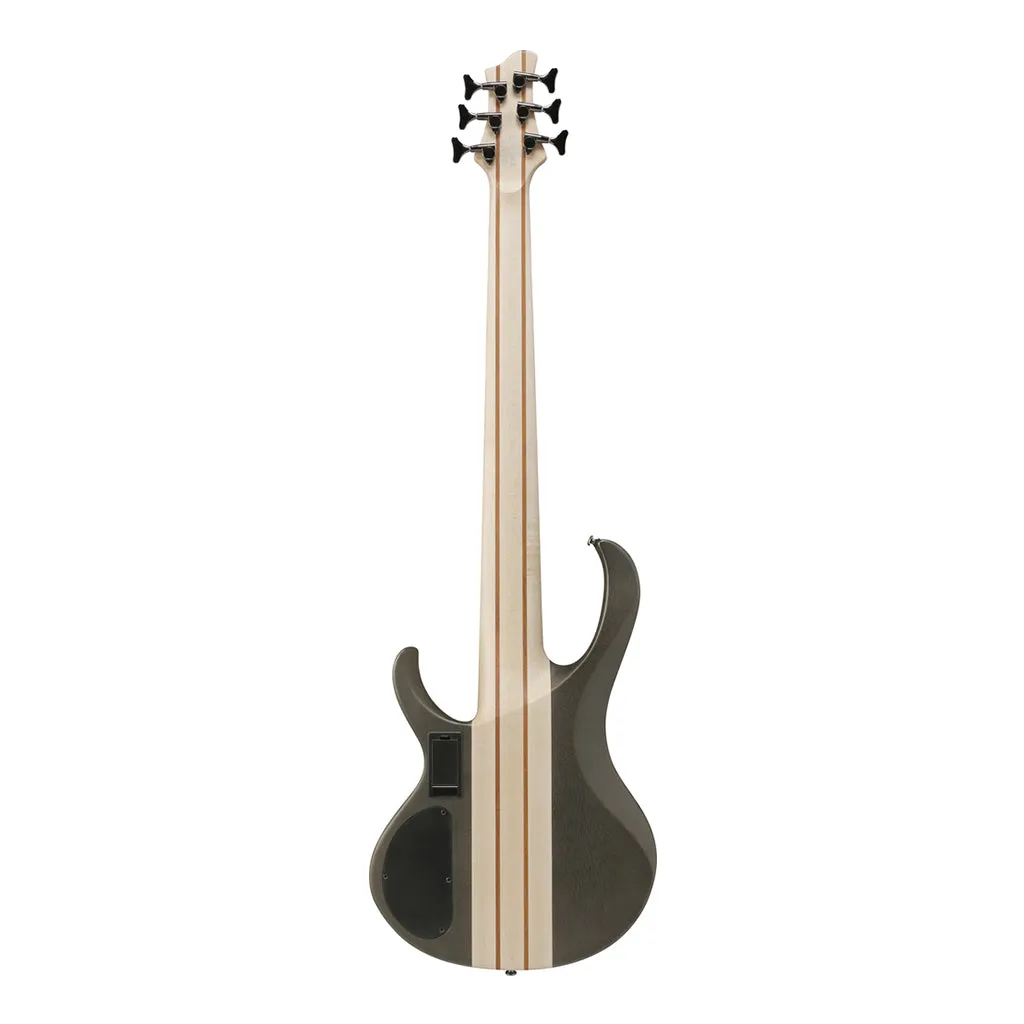 Ibanez BTB606 Transparent Gray Flat 6 String Electric Bass