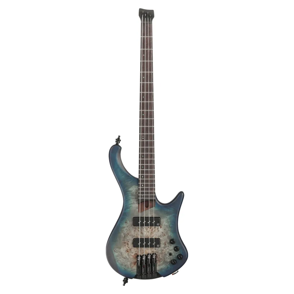 Ibanez EHB1500CTF Headless 4 String Electric Bass Guitar Cosmic Blue Starburst Flat