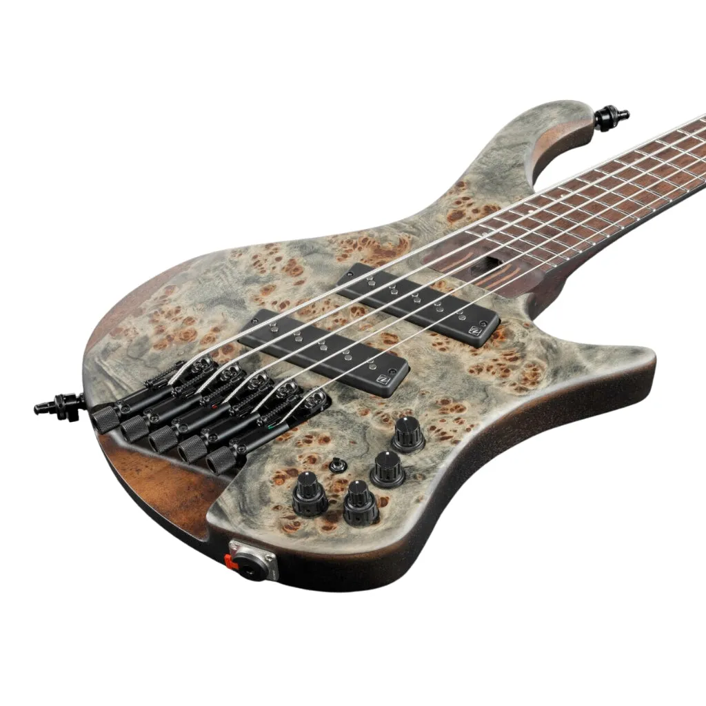 Ibanez EHB1505MS Electric Bass - Black Ice Flat