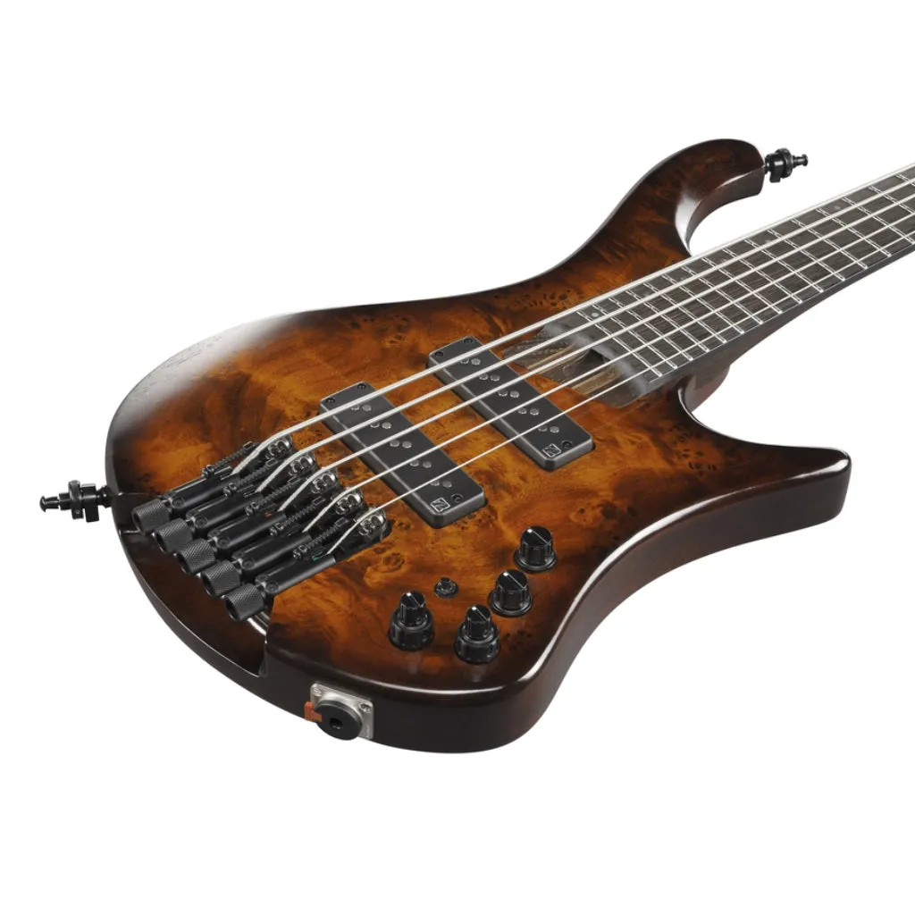 Ibanez EHB1505SDEL Headless 5 String Electric Bass Guitar Dragon Eye Burst Low Gloss