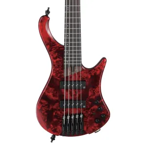 Ibanez EHB1505SWL Headless 5 String Electric Bass Guitar Stained Wine Red Low Gloss