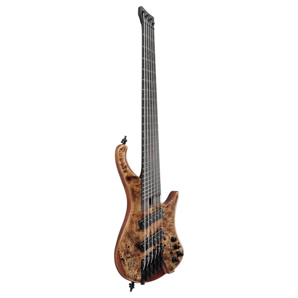 Ibanez EHB1506MSABL Headless 6 String Electric Bass Guitar Antique Brown Stained Low Gloss